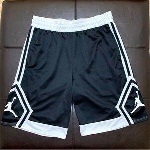 Nike Air Jordan Jumpman Rise Diamond Black/White Basketball Shorts Men’s L